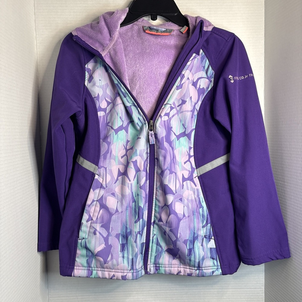 Free Country Girl's Freecycle Butterpile Lined Water Resistant Softshell Jacket
